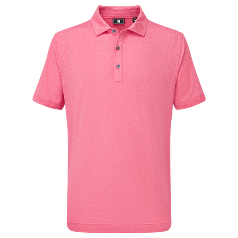 Junior Painted Floral Lisle Polo Unisex