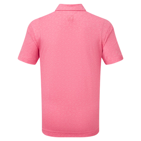 Junior Painted Floral Lisle Polo Unisex