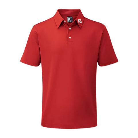 Junior Stretch Pique Solid Polo Unisex