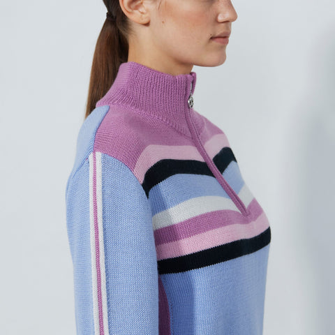 Multi-Striped Pullover Damen