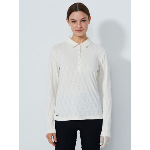 Graphic Jaquard Polo shirt Damen