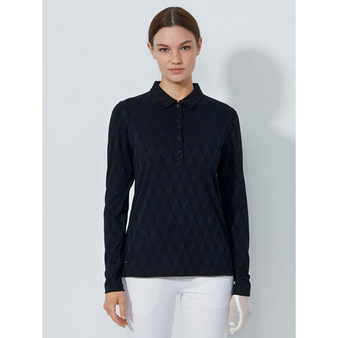 Graphic Jaquard Polo shirt Damen