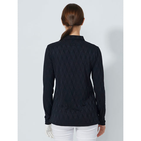 Graphic Jaquard Polo shirt Damen