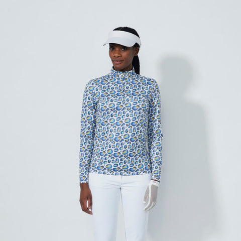 Print Peached Poloshirt Damen