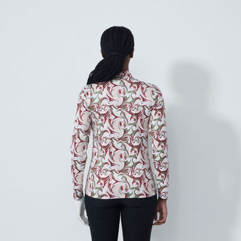 Print Peached Poloshirt Damen