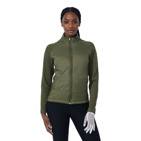Quilt Hybrid Jacke Damen