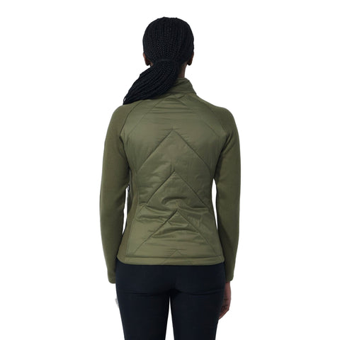 Quilt Hybrid Jacke Damen