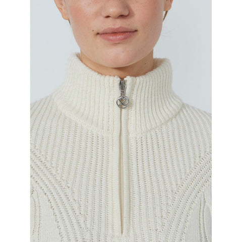 Lined Cable Pullover Damen