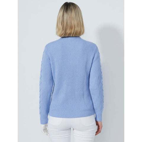 Lined Cable Pullover Damen