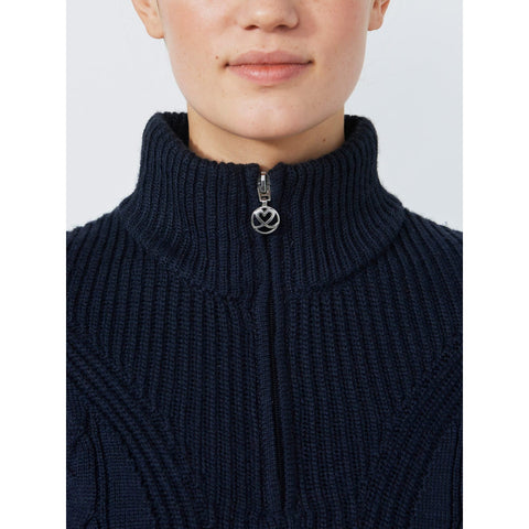 Lined Cable Pullover Damen