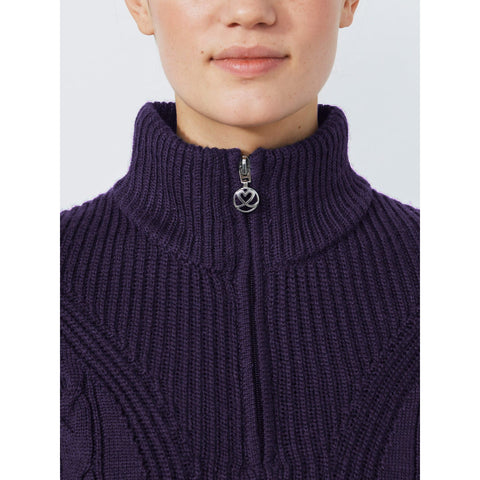 Lined Cable Pullover Damen