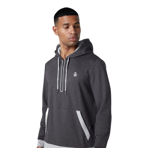 1/4 Zip Colour Block Hoodie Herren