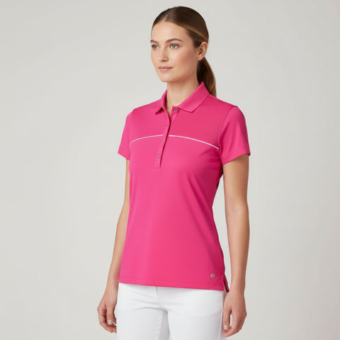 Adina SS Polo Hot Pink XS Damen