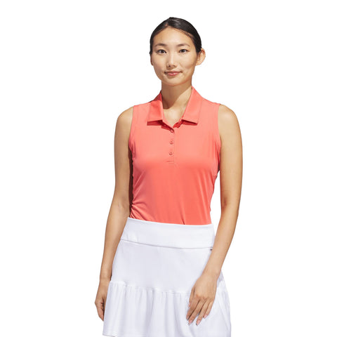 Ultimate365 Solid Sleeveless Polo Damen