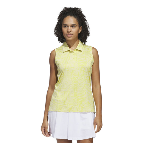 Ultimate365 Jacquard Sleeveless Polo Damen