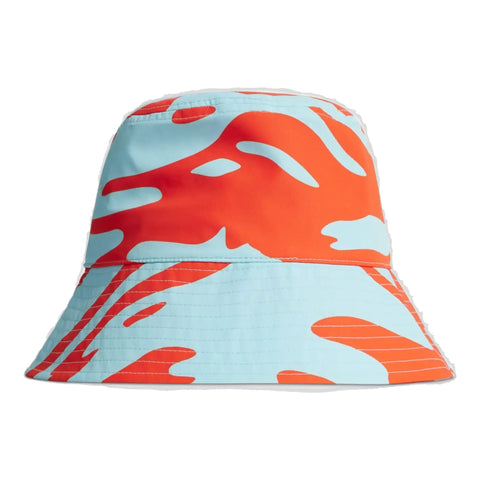 Rosa Print Bucket Hat Damen