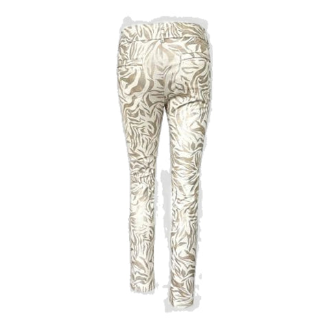 Lucy Golden Print Jersey Golfhose Damen