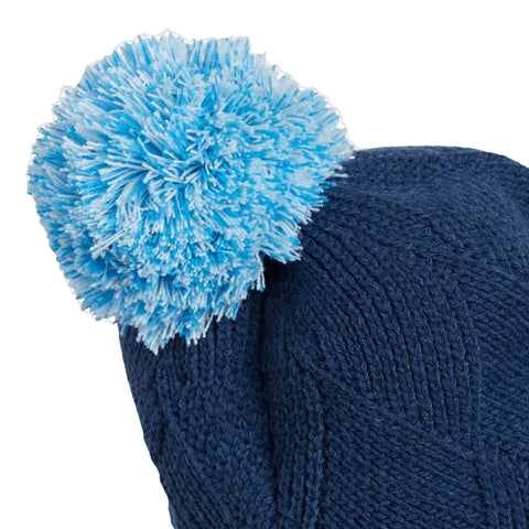 Strickmütze mit Bommel Damen