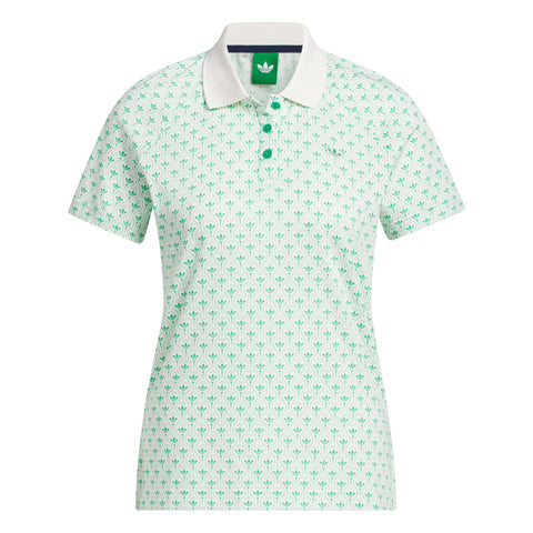 All Over Trefoil Polo Damen