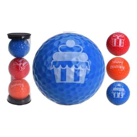 Happy Birthday Golfbälle Tube