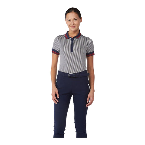 Ella Structure SS Polo Damen