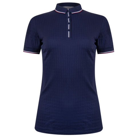 Ella Structure Poloshirt Damen