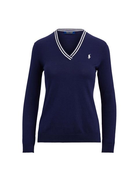 Vnecklong Sleeve Pullover Damen