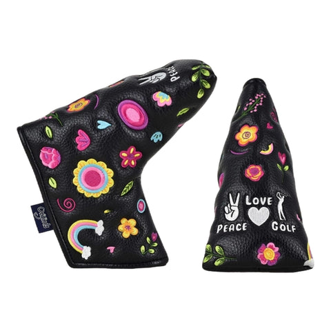 Love Peace & Golf Blade Putter Cover