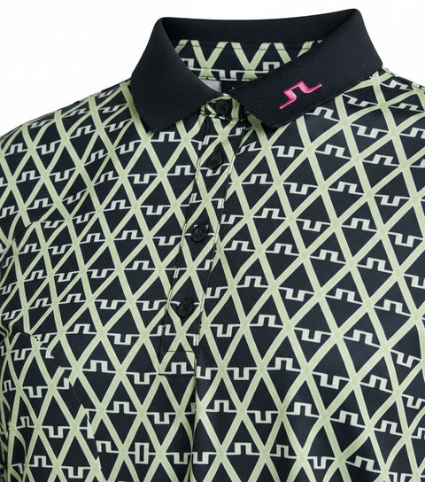 Tour Tech Print Polo Herren