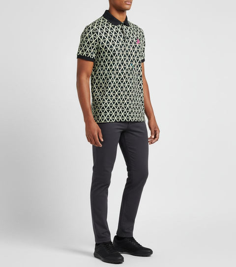 Tour Tech Print Polo Herren
