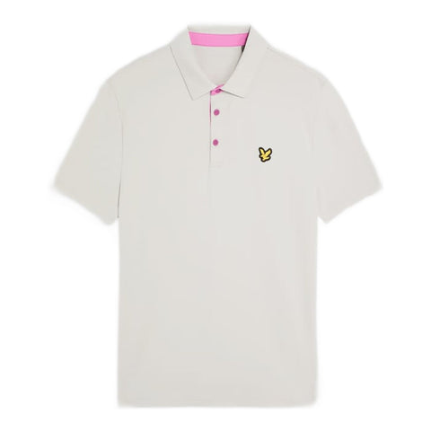 Contrast Placket Polo Shirt Herren