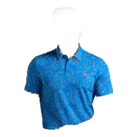 Micro Abstract Print Golf Polo Herren