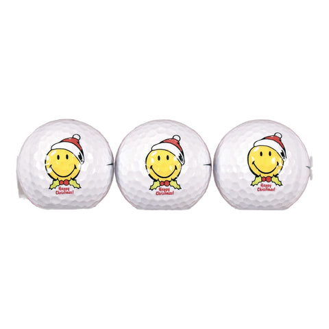Smiley X-Mas Golfbälle
