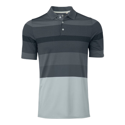 Engineered Stripe Kurzarm Poloshirt Herren
