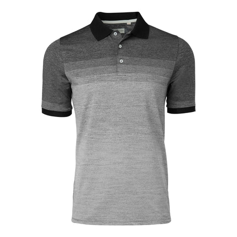 Melange Fading Polohemd Herren