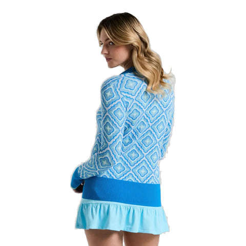 Lattice Jacquard Pullover Damen