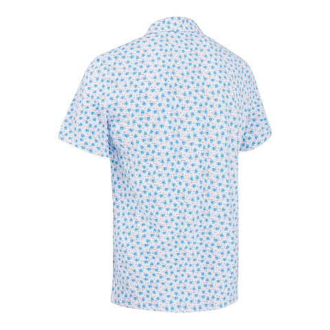 Octopus Print Golf Polo Herren