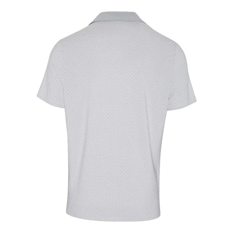 All-Over Retro Micro Floral Print Polo Herren