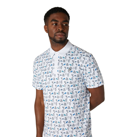 Player All-Over Print Polo Herren
