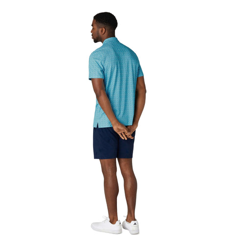All-Over Golf Ball Print Golf Poloshirt Herren