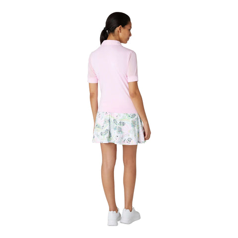 Mesh Blocked Polo Damen