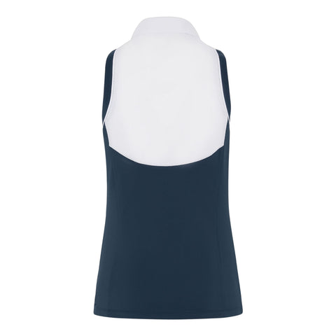Colour Block Meshback Poloshirt Damen