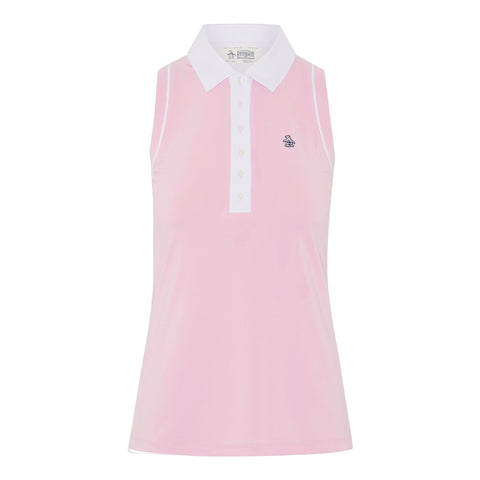 Colour Block Meshback Poloshirt Damen