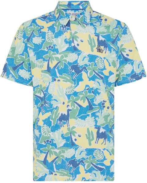 Ibiza Earl Print Polo Herren