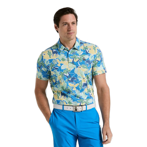 Ibiza Earl Print Polo Herren