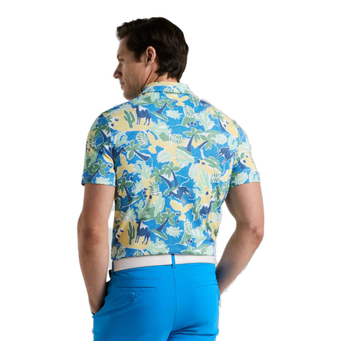 Ibiza Earl Print Polo Herren