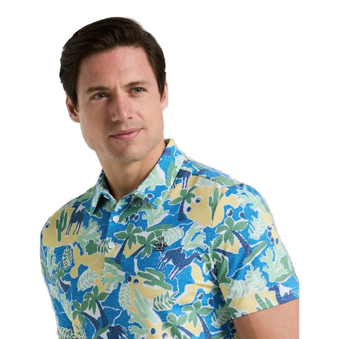 Ibiza Earl Print Polo Herren