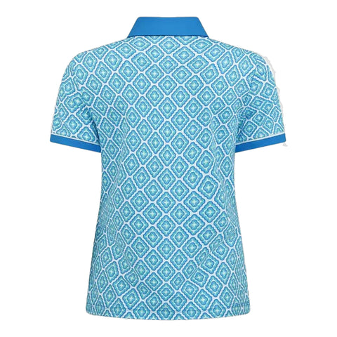 Printed Polo Damen