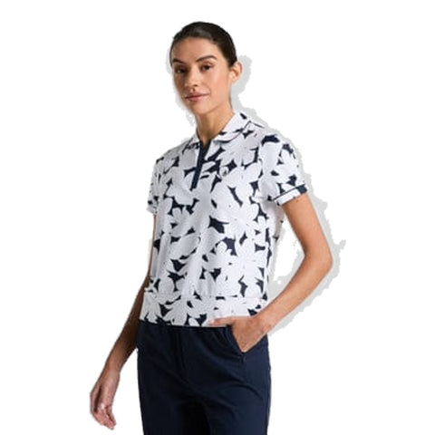 Riviera Floral Polo Shirt Damen