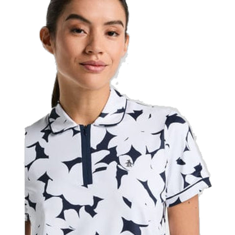 Riviera Floral Polo Shirt Damen
